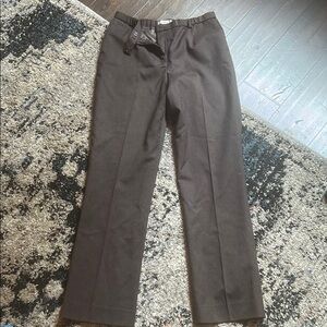 Pendleton Wool Brown Dress Pants Straight Leg